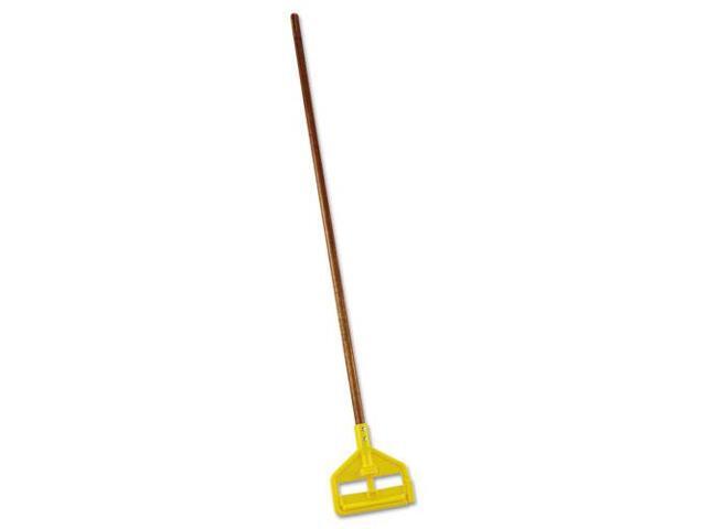 Rubbermaid Commercial Invader Wood Side-Gate Wet-Mop Handle 54' Natural/Yellow H115