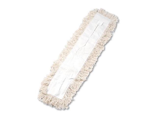 Boardwalk Industrial Dust Mop Head Hygrade Cotton 36w x 5d White 1336