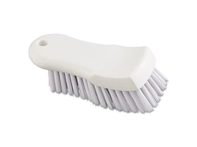 Boardwalk Scrub Brush White Polypropylene Fill 6' Long White FSCBWH