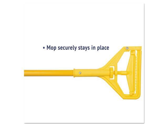 Boardwalk Quick Change Side-Latch Plastic Mop Head Handle 60' Aluminum Handle