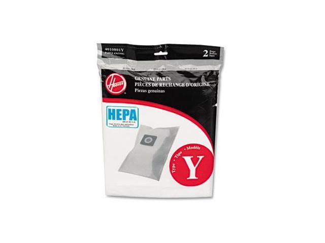 HEPA AH10040 Y Filtration Bags for Hoover Upright Cleaners 2/Pack