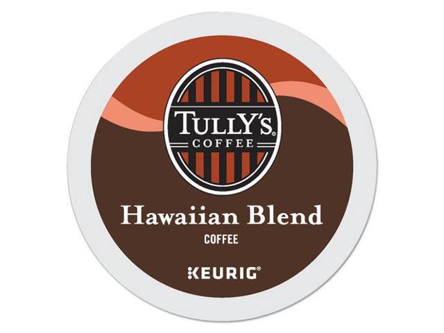 Tully's Coffee Tropical Fruity Hawaiian Blend Extra Bold Coffee, Keurig Single-Serve K-Cup Pods, Medium Roast Coffee, 24 Count/Box