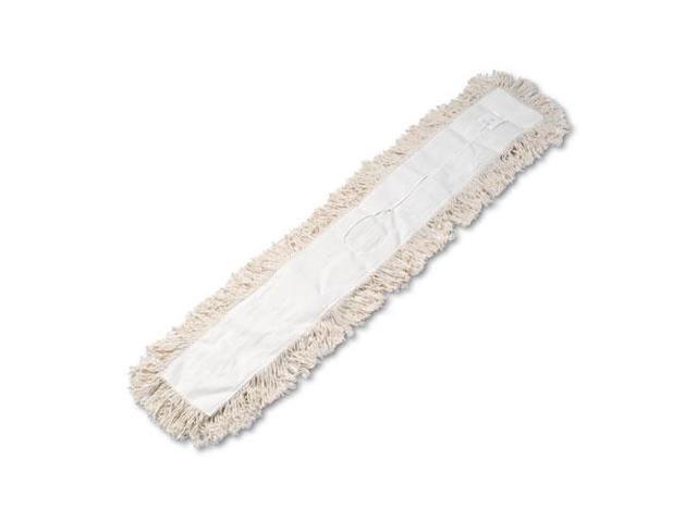 Boardwalk Industrial Dust Mop Head Hygrade Cotton 48w x 5d White 1348