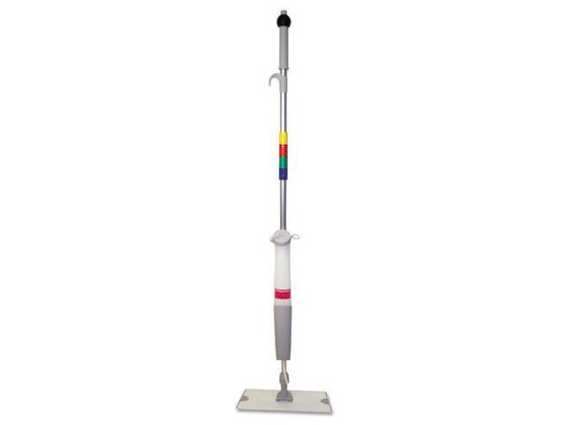 Boardwalk Bucketless Microfiber Mop System 5 x 18 Head 59' Handle Blue/Gray BWMS16MFM