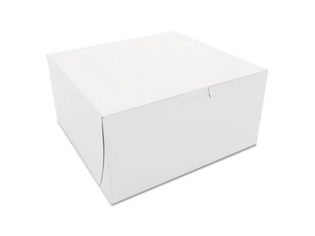 Photos - Kitchen Knife SCT-Germany SCT Non-Window Bakery Boxes 8 x 8 x 4 White 250/Carton 0941 SCH0941 