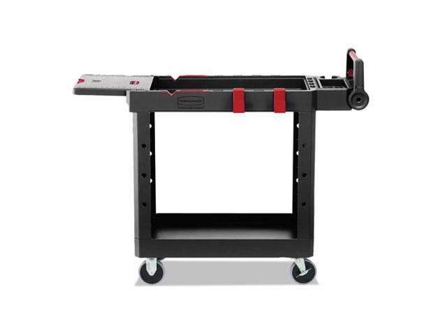 Rubbermaid Commercial Heavy Duty Adaptable Utility Cart, 2 Shelves, 17.8'w x 46
