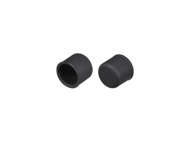 Silicone RCA Port Anti-Dust Stopper Cap Cover Black 20pcs