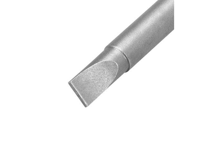 10 Pcs 1/4' Hex Shank 75mm Length Magnetic SL5 Slot Head Screwdriver Bits S2 Alloy Steel