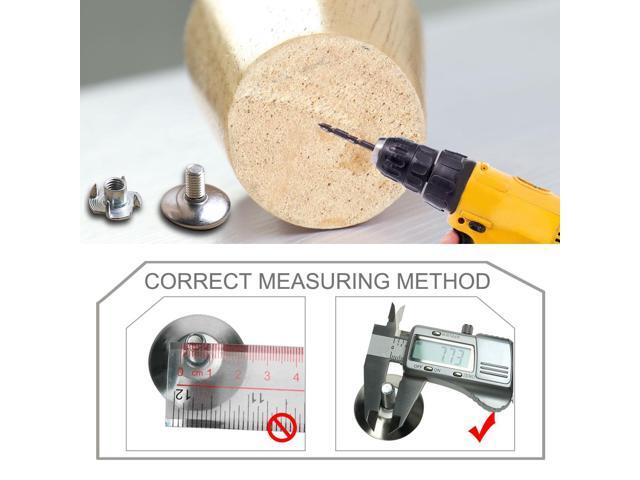 M8 x 15 x 30mm Leveling Feet Adjustable Leveler Protector for Furniture 16pcs