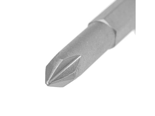 5Pcs 1/4-Inch Hex Shank 50mm Length Phillips 6PH1 Magnetic Screw Driver S2 Screwdriver Bits