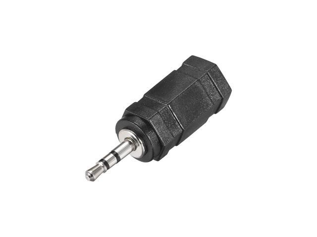 2.5mm Male to 3.5mm Female Connector Stereo Audio Adapter Coupler Converter 2Pcs