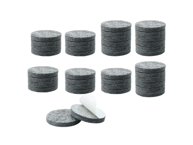 Felt Furniture Pads Round 3/4' Self Adhesive Reduce Noise Floor Protector 40pcs