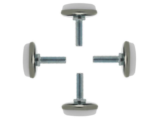 M6 x 20 x 30 Leveling Feet Protector Floor Round Base Leveler for Desk Leg 4pcs