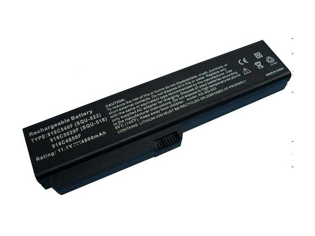4400mAh laptop battery for UNIWILL 223 Series/N223,223II series,X500 series,WinBook X505 series, 223-3S4000-F1P1 223-3S4000-S1P1 23-UF4A00-0A