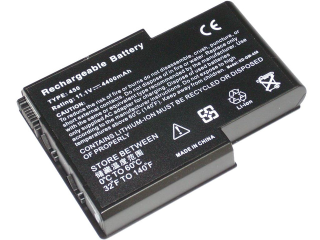 4400mAh laptop battery for GATEWAY 400/450 series 4UR1865OF-2-QC-OA2