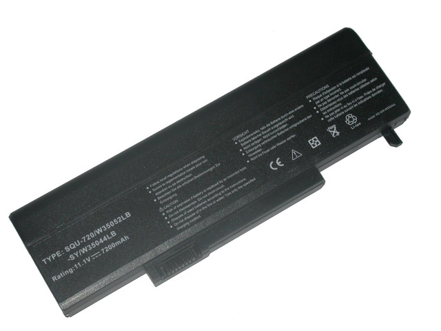 7200mAh laptop battery for GATEWAY M-150 series M-1400 series M-1600 series M-6800 series P-6300 series T-1600 series T-6801 series