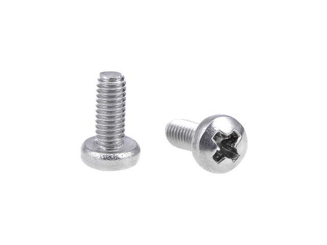 M2.5x6mm Machine Screws Pan Phillips Cross Head Screw 304 Stainless Steel Fasteners Bolts 60Pcs