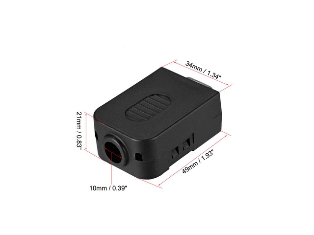 D-sub DB9 Breakout Board Connector with Case 9 Pin 2 Row Female RS232 Serial Port Solderless Terminal Block Adapter with Thumb Screws
