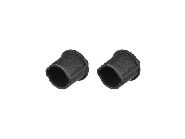 Silicone BNC Anti-Dust Stopper Cap Cover for Female Jack Black 20pcs