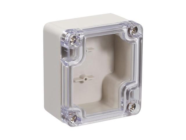 64*58*35mm Electronic ABS Plastic DIY Junction Box Enclosure Case w Clear cover