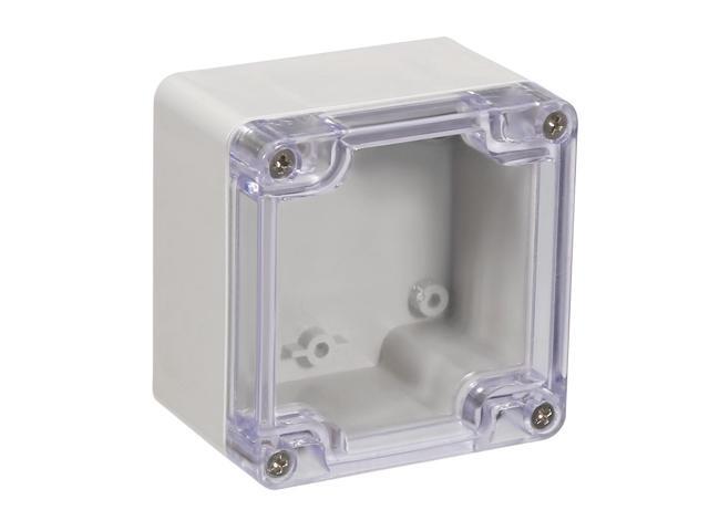 83*81*56mm Electronic ABS Plastic DIY Junction Box Enclosure Case w Clear cover