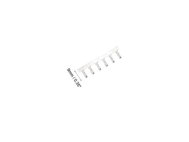 90pcs Silver Tone Metal PH2.0 Female Pin Terminal Connector for Jumper Wire