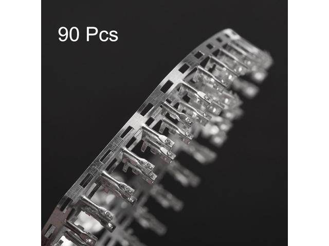 90pcs Silver Tone Metal PH2.0 Female Pin Terminal Connector for Jumper Wire