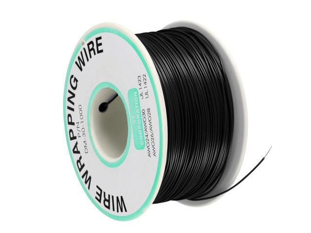 Wrapping Wire Tin Plated Copper Wire P/N 30 AWG 200M Length Black
