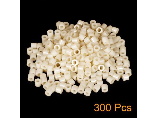 Photos - Other for repair Unique Bargains Round Spacers Washers for M4 Screws ABS OD 7mm, ID 4mm, Height 6mm 300pcs 