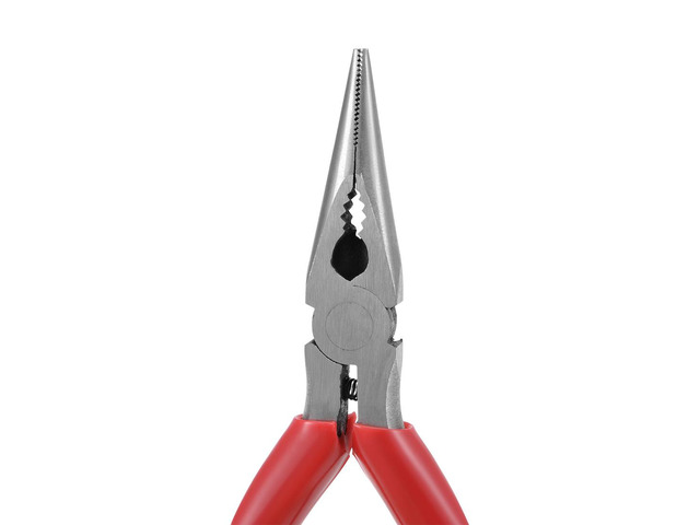 Needle Nose Pliers 5-Inch, Forged from Chrome-Vanadium Steel, Nickel Plating
