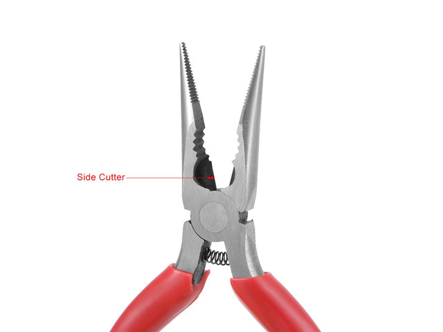 Needle Nose Pliers 5-Inch, Forged from Chrome-Vanadium Steel, Nickel Plating