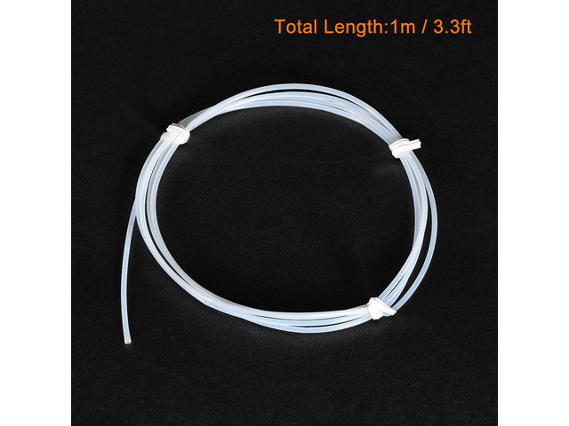 1mm ID 1.4mm OD PTFE Tubing Tube 1 Meter 3.3ft Lengh For 3D Printer RepRap