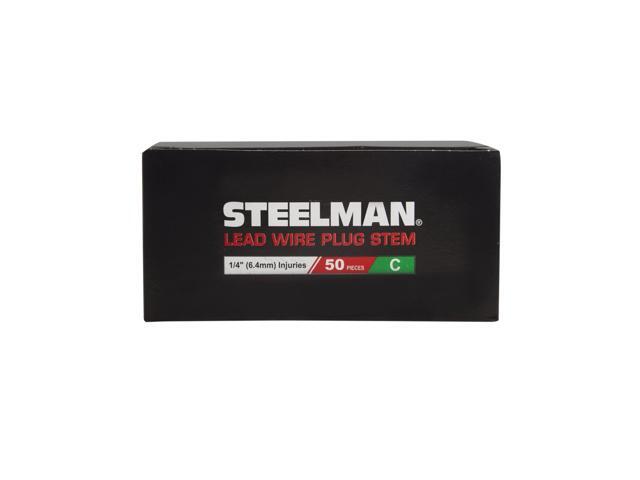 STEELMAN JSPG8 1/4-Inch Tire Repair Pull Through Plug with Lead, Box of 50