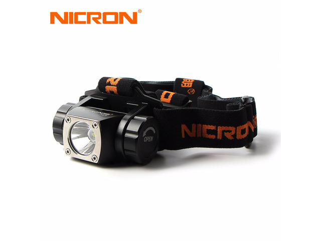 NICRON LED Flashlight Brightness Aluminum Head Lamp 380Lm 150M outdoor Headlight Headlamp head light lamp Torch Lantern For Household Outdoor...