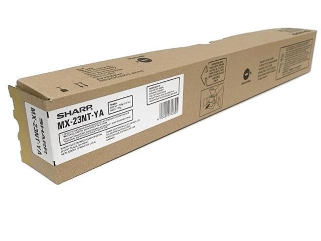 Yellow Toner Cartridge for Sharp MX-23NT-YA MX-2310U, MX-2616N, MX-3111U, MX-3116N, Genuine Sharp Brand