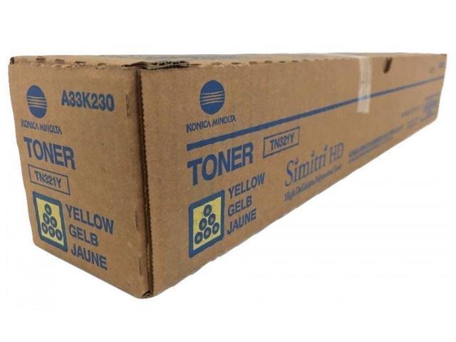 Yellow Toner Cartridge for Konica Minolta A33K230 bizhub C224, bizhub C224e, bizhub C284, bizhub C284e, bizhub C364, bizhub C364e, Genuine Konica...