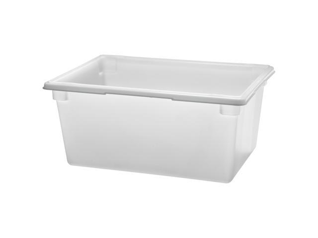 RUBBERMAID COMMERCIAL FG352800WHT Food Box Food/Tote Box, White, Polyethylene