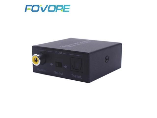 Digital 2-way Audio Converter SPDIF Toslink to Coaxial Audio or Coaxial Audio to SPDIF Toslink Swtich Digital Audio Bi-direction