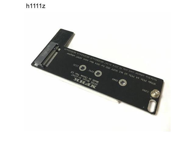 PCI-E x4 x2 M.2 NGFF M-Key NVME AHCI SSD Converter Card Adapter Raiser for 2014 Macbook Mini A1347 MEGEN2 MEGEM2 MEGEQ2 NVME SSD