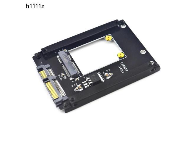 mSATA to SATA Adapter Mini PCIe mSATA SSD to 2.5' SATA3 Drive Converter Card Adaptor Support Full High mSATA SSD for Computer PC