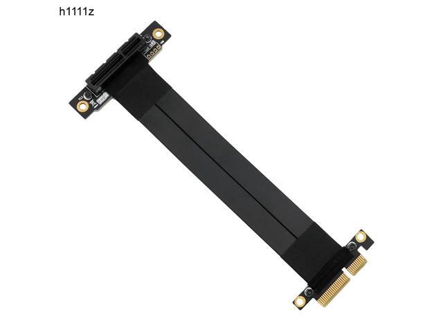PCI Express Extension Cable Riser PCI-E X4 to X4 PCIE Extender Flexible Cable Adapter Riser Card PC Cable for Graphics Card 24cm