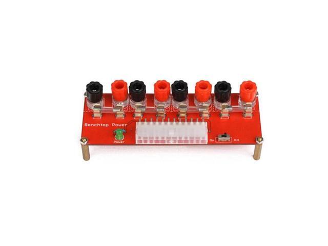24Pins ATX Benchtop Power Board Computer Power Supply Breakout Adapter DC power adapter DC power plug