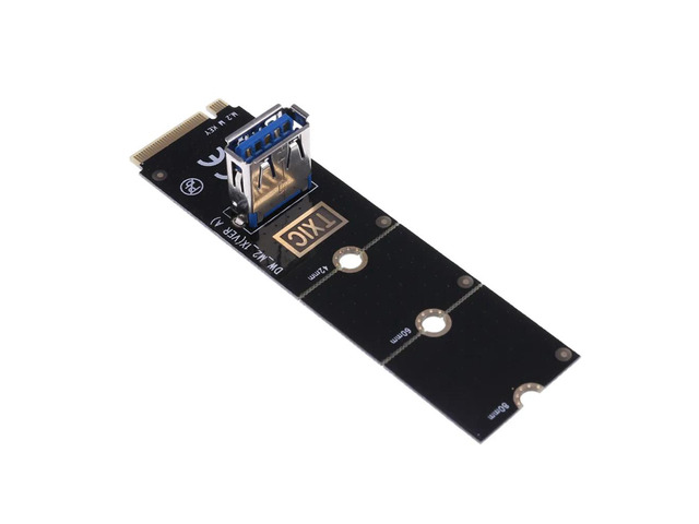 M.2 M Key NGFF to USB 3.0 Converter Adapter 5Gbps High Speed Mining Graphic Card Cable Extender Card