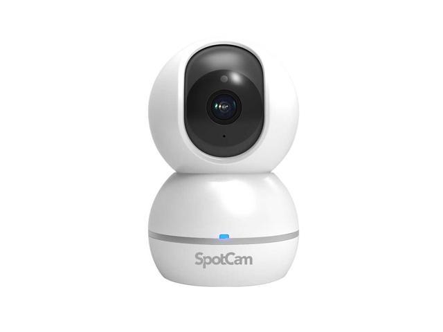 SpotCam Eva 2 Wireless Home Security Camera, 1080p FHD, Indoor, Night Vision, Two-Way Talk, Motion & Sound Alert, PTZ Pan/Tilt, Automatic Human.