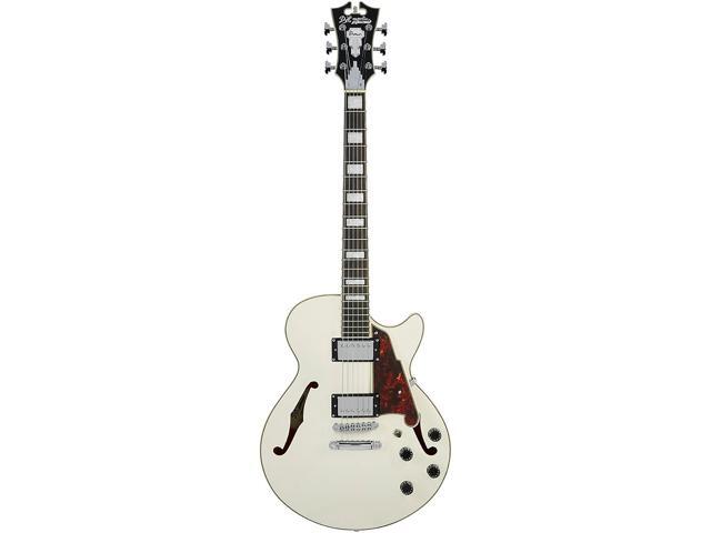 D'Angelico Guitars Premier SS Electric Guitar with Stopbar, Champagne