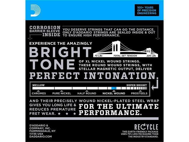 D'Addario EXL120 Electric Guitar Strings - Super Light - 3 Pack