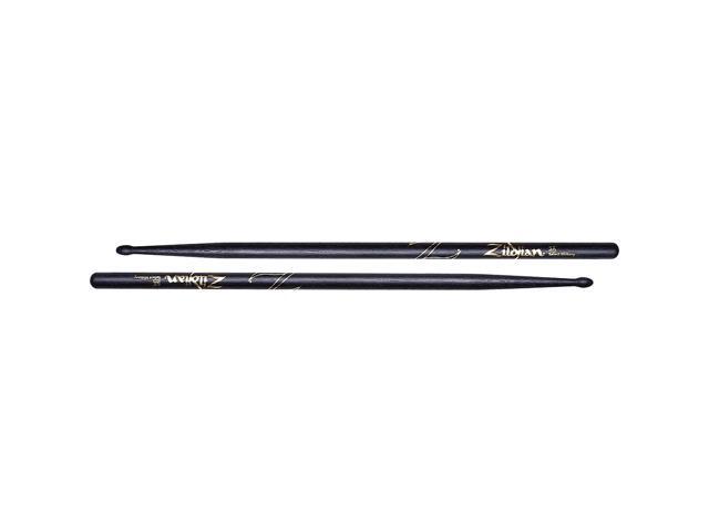 Zildjian Hickory Series 5A Wood Drumsticks, Pair, Black #Z5AB