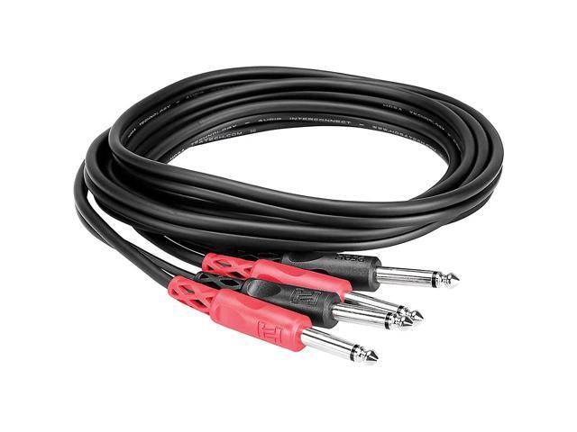 Hosa CPP200 Series Dual 1/4' to 1/4' Cable, 2 Meters (6.6 ft)