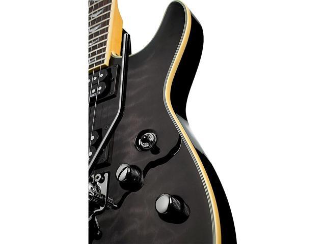 Schecter Guitar Research Omen Extreme-6 FR Electric Guitar See-Thru Black