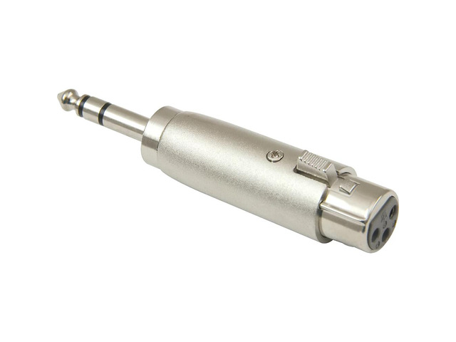 American Recorder Technologies XLR Female to 1/4' Male Stereo Adapter Nickel